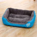 Black Plush Sleeping Bed