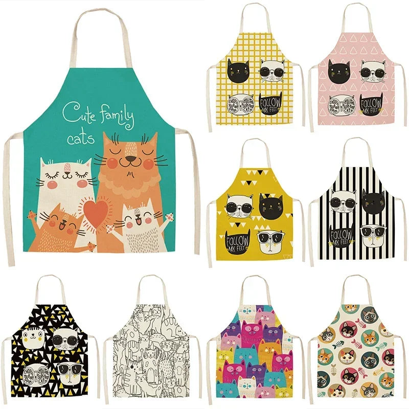 Cartoon Cat Apron