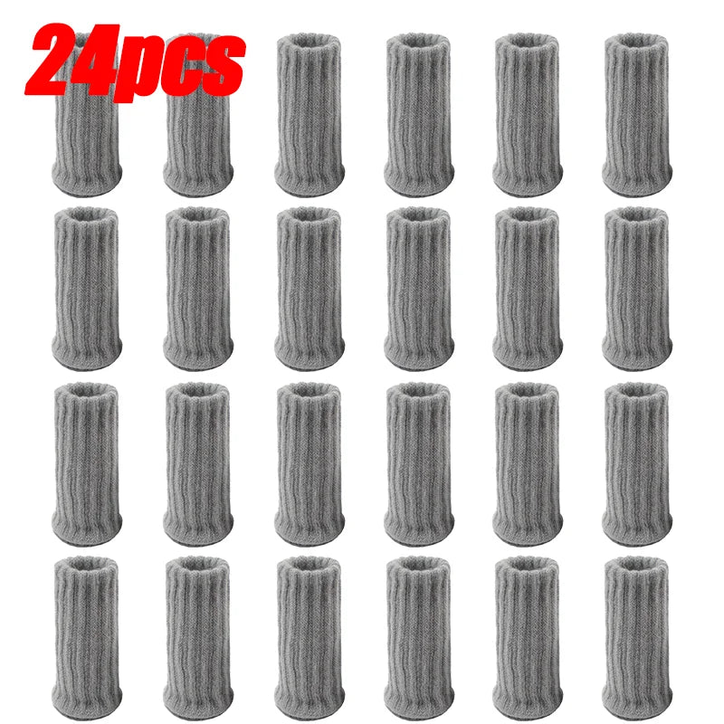 24/4PCS Furniture Feet Knitted Protectors