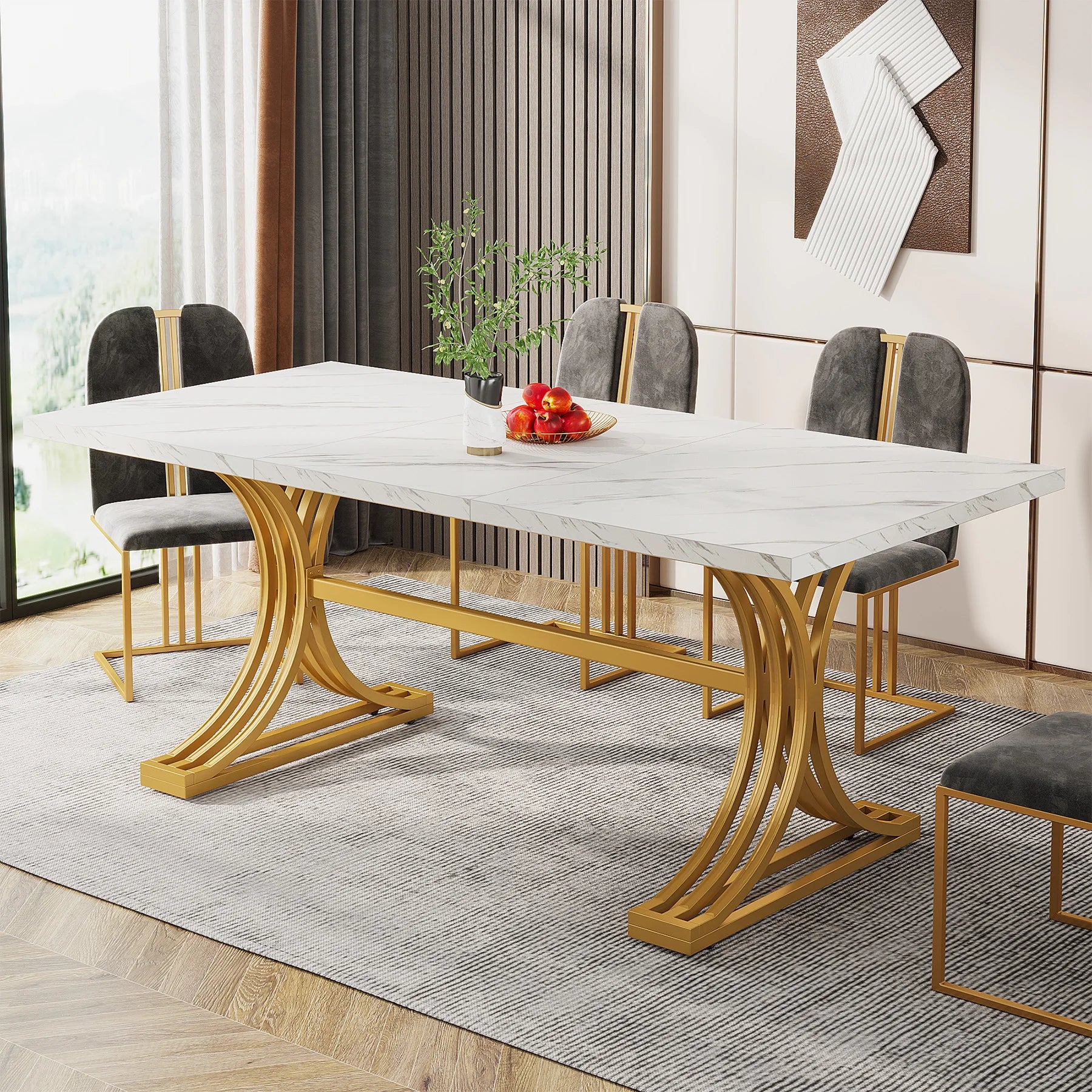 Rectangular Dining Table /4-6