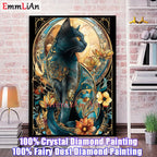 Diamond Painting Kit,  Black Cat