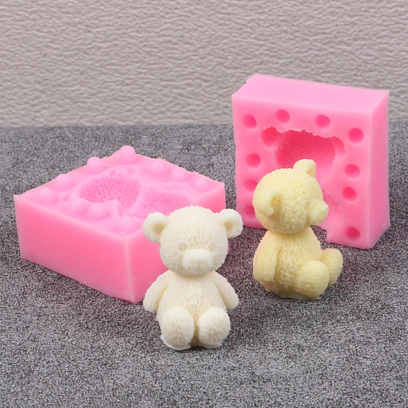 3D Bear Silicone Mold