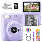 Kids Digital Camera, Portable/ Instant Print