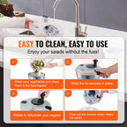 Stainless Steel Salad Spinner 4.75Qt