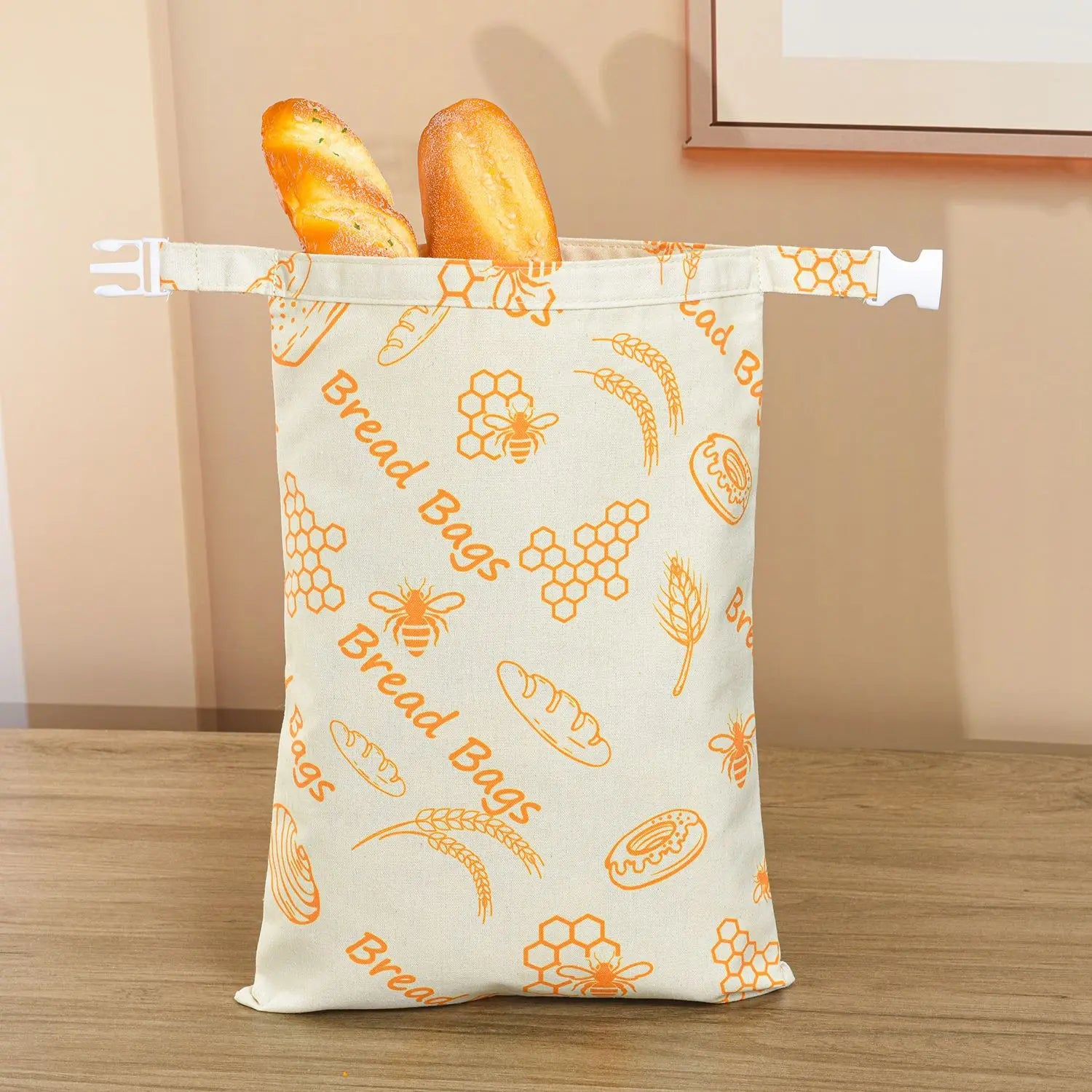 Sourdough ,Reusable Beeswax Bread Bags