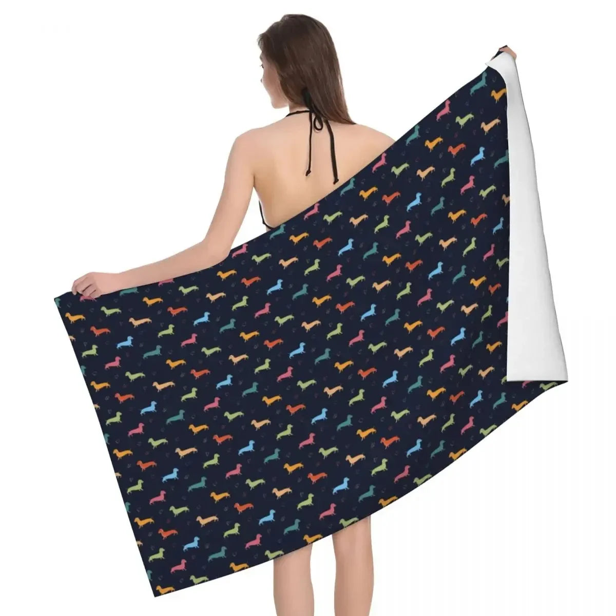 Dachshund Dog Beach Towel