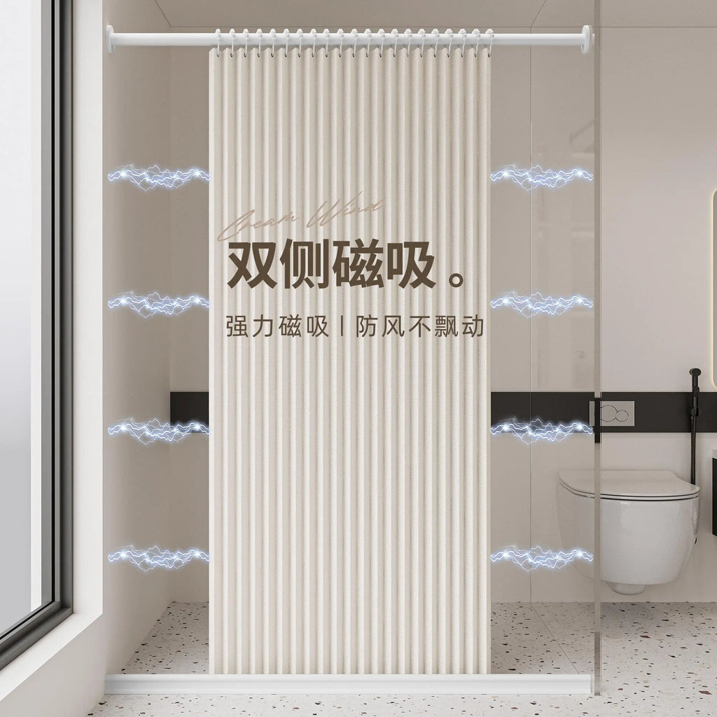 Foldable Shower Curtain/ Accordion Design