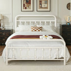 HOOMIC Metal Bed Frame With Iron Headboard/Footboard,