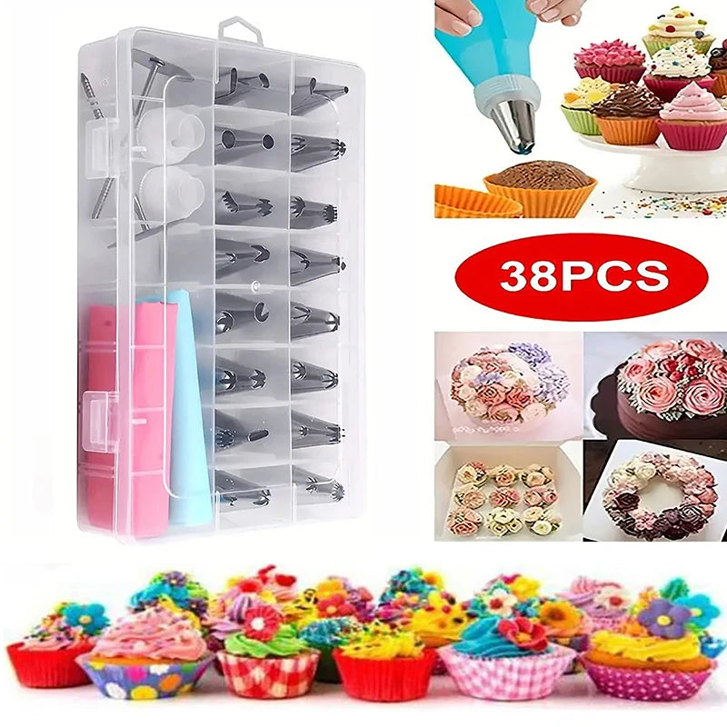 38PCS/Set Decoration Nozzles
