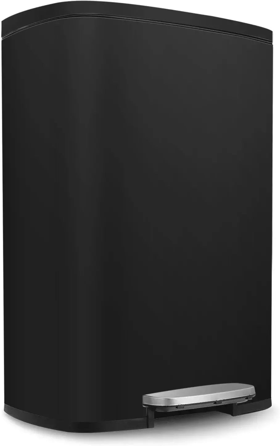 Step Kitchen Trash Can, Stainless Steel