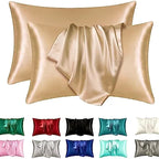2pcs Satin Silk Pillowcase