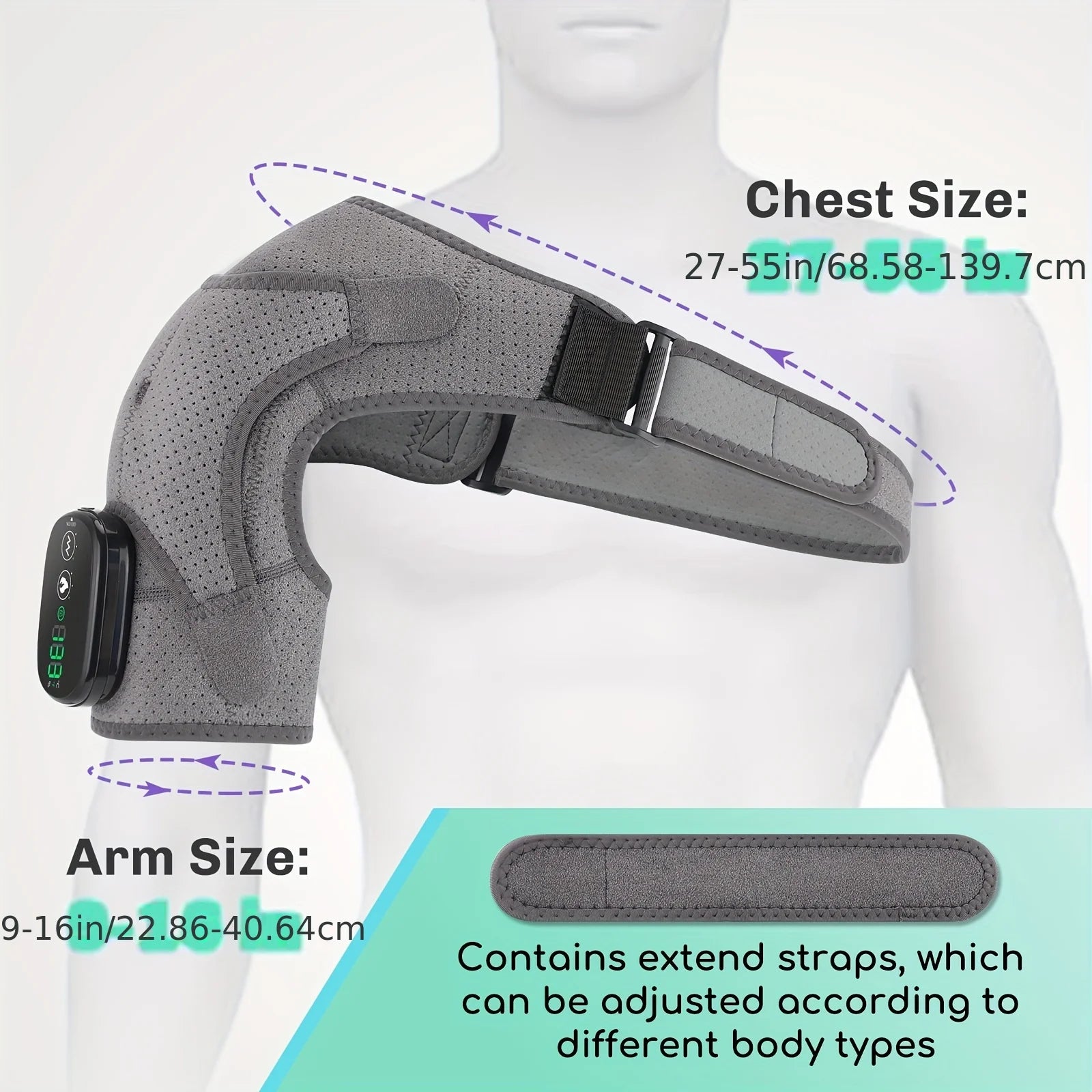 Heating, Massage, Shoulder / Knee Brace