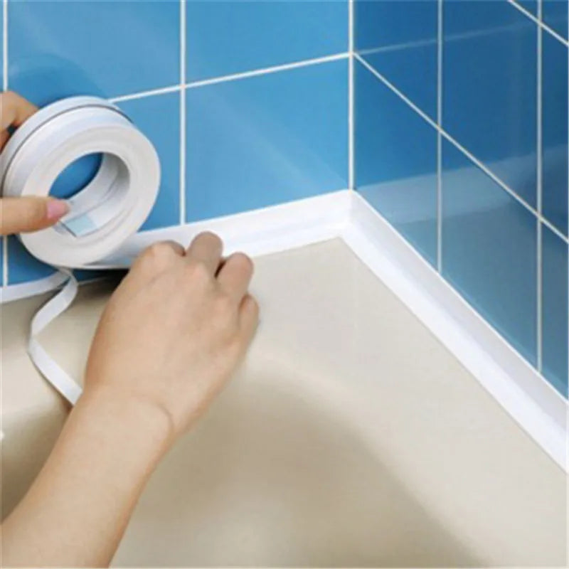 1pc Bathroom Waterproof Adhesive Sealing Strips