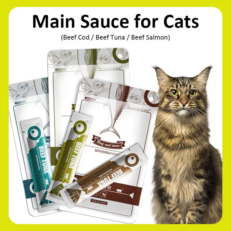 Cat Strips 13gX8PCS Wet Supplement Protein