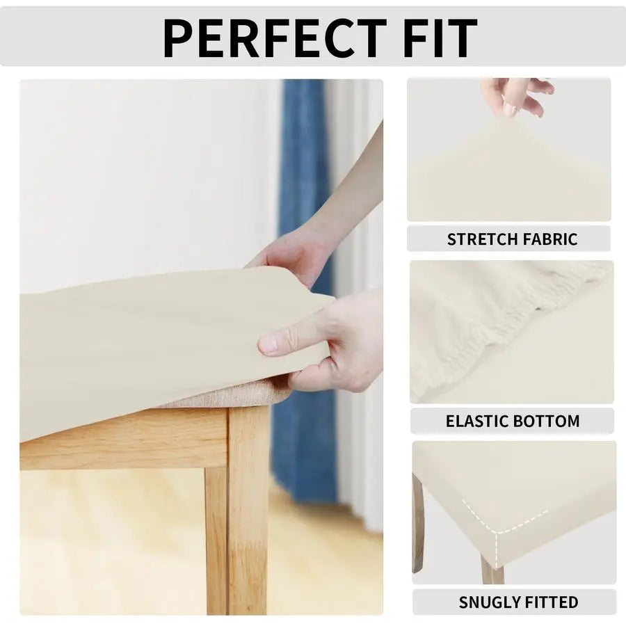 Waterproof 6, Stretch Chair Seat Slipcovers Washable