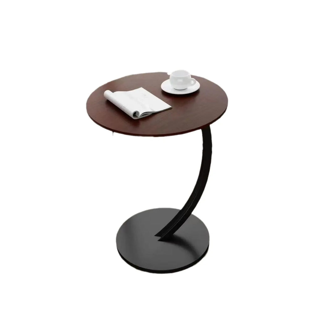 Round End Table, with Drawer