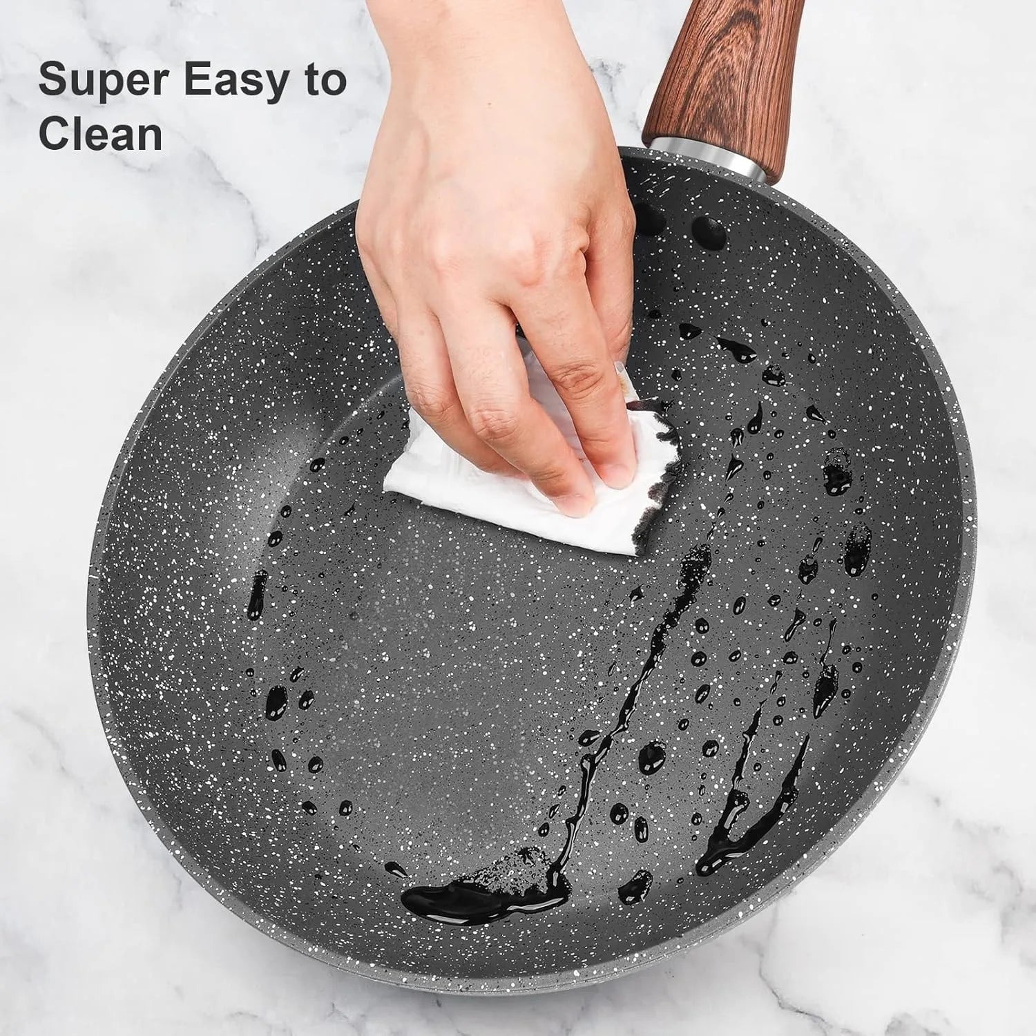 Granite Pots/ Pans/  Nonstick, /11 Pc.Set