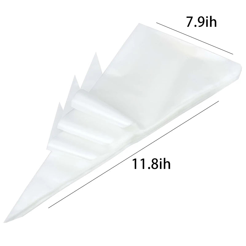 100PCS Disposable Piping Bags