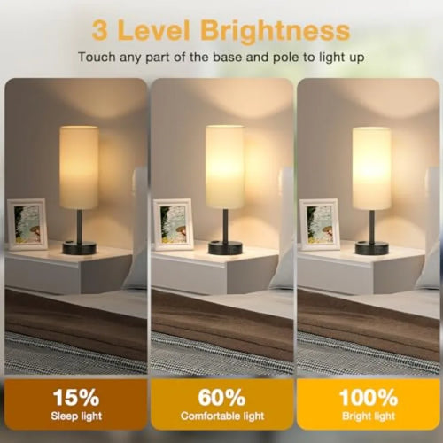 (2) 3 Way Touch Lamps