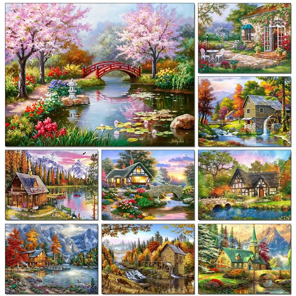 5D DIY Diamond Painting Landscape
