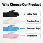 100 PCS Nitrile Gloves