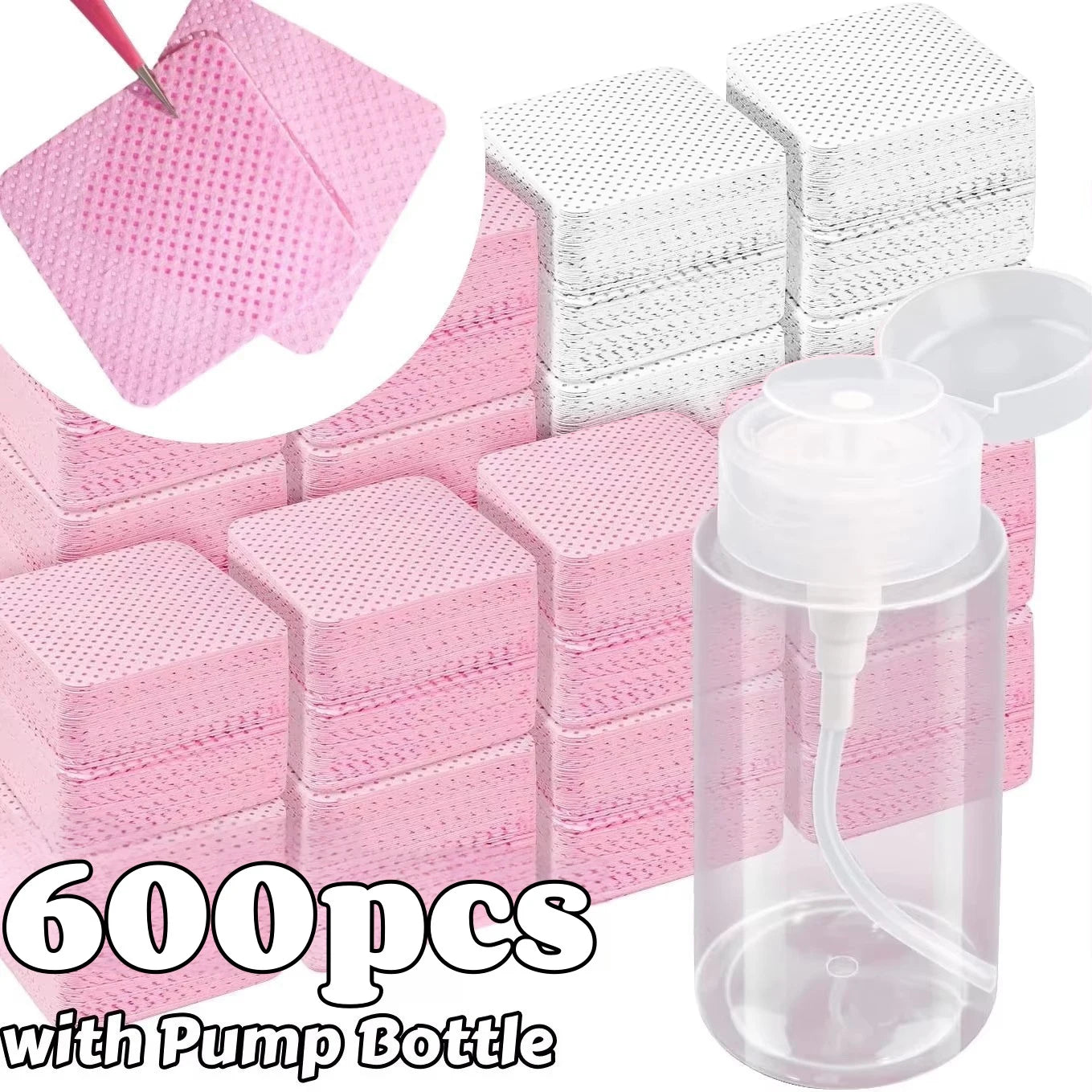 20/600pcs Lint-Free Nail Wipes