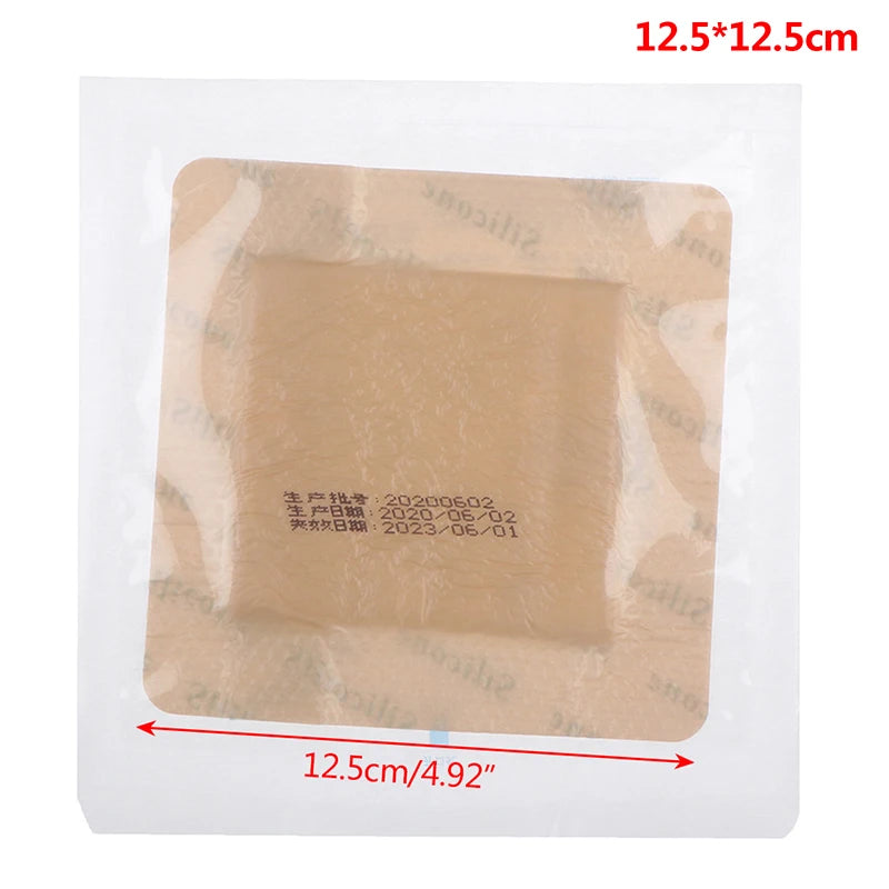 5pcs silicone foam dressing waterproof, sterile