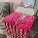 10Pcs Plush Puzzle Mat , 30x30x1CM
