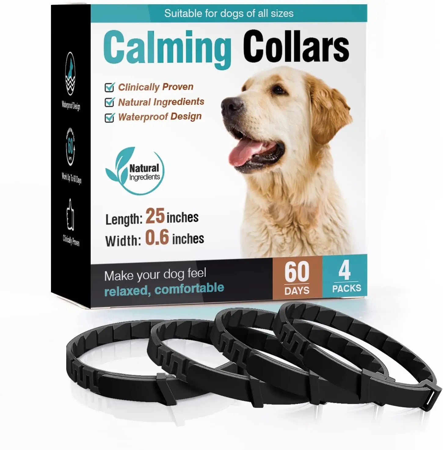 3/4 Pc Pet Calming Pheromone Collars
