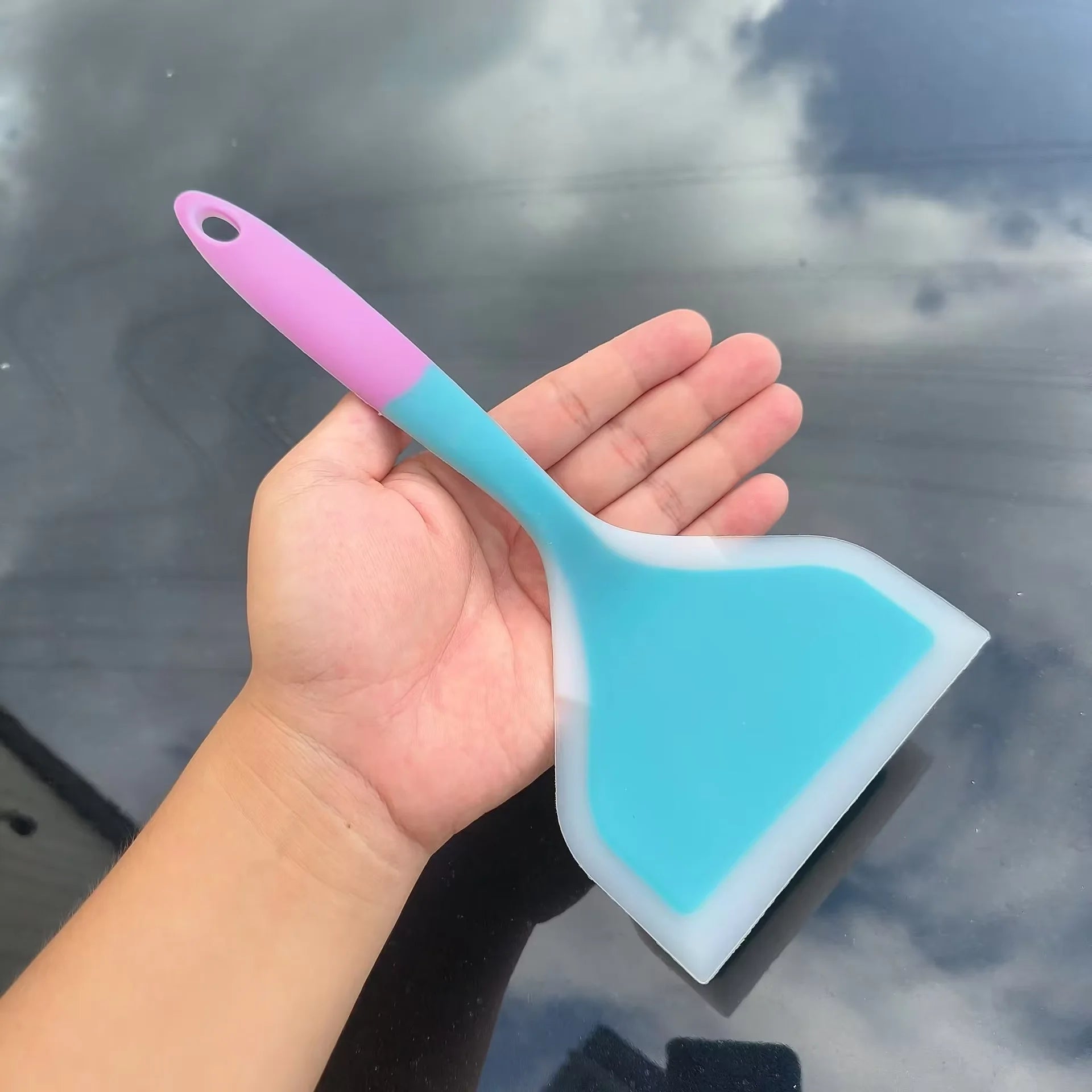 Silicone kitchenware scraper, spatula