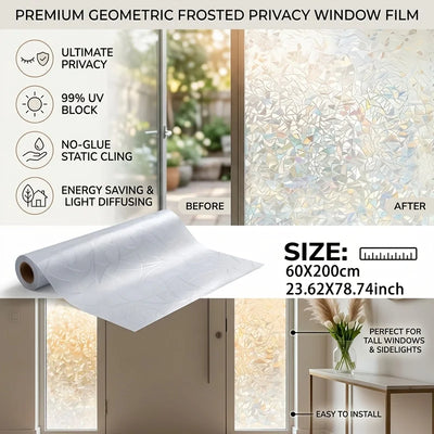 Iridescent Mirror Privacy Window Film