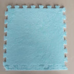 10Pcs Plush Puzzle Mat , 30x30x1CM