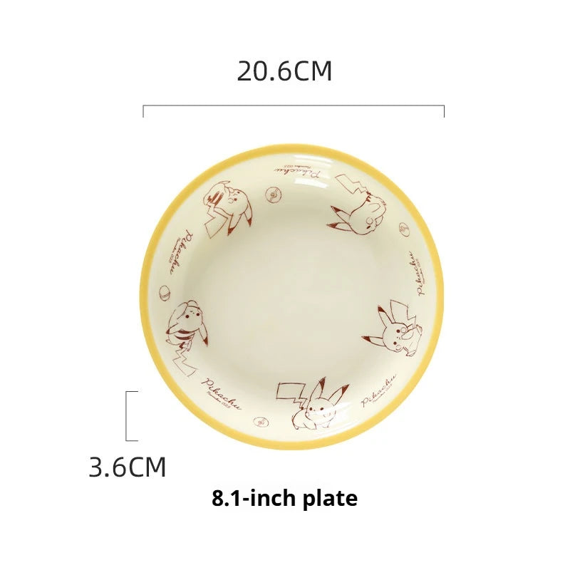 Pokemon Licensed Ceramic Tableware Set