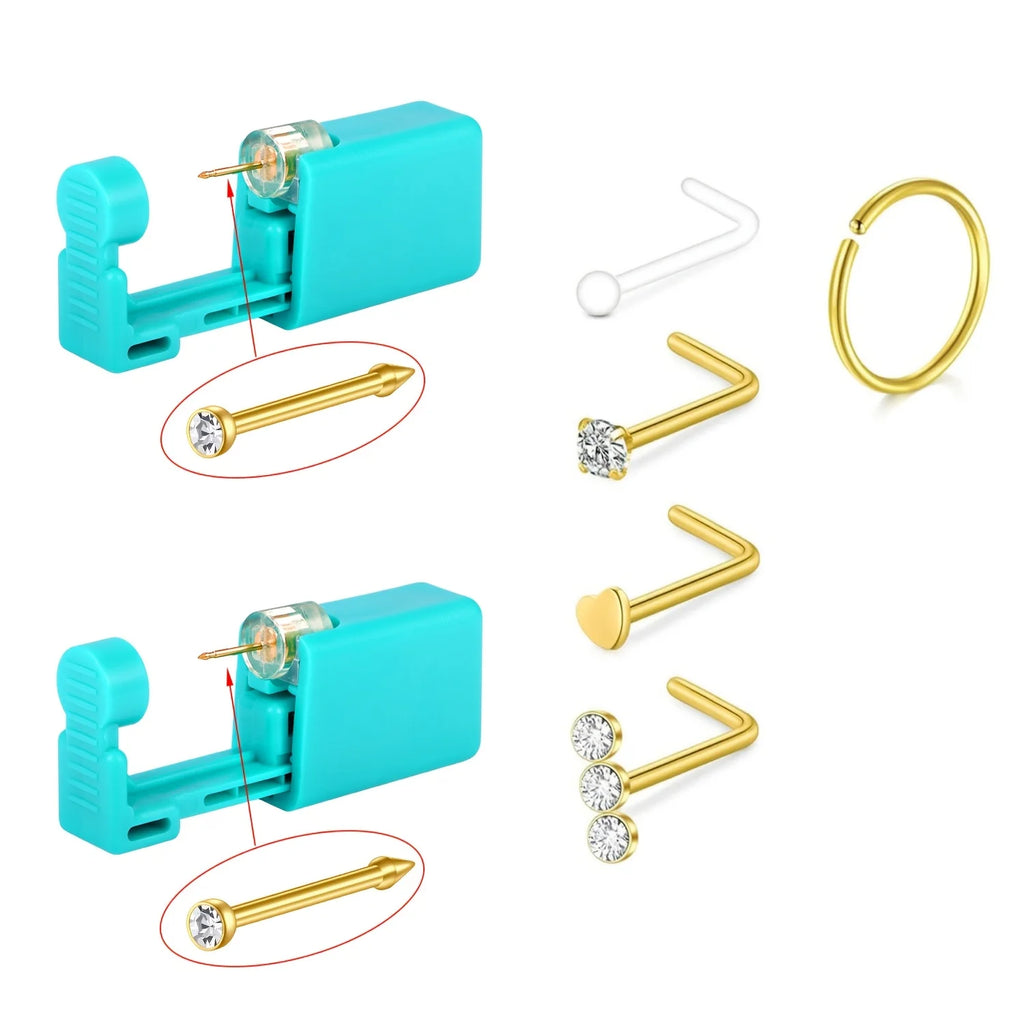 7pcs Nose Piercing Kit