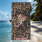 Hello Kitty Leopard Beach Towels