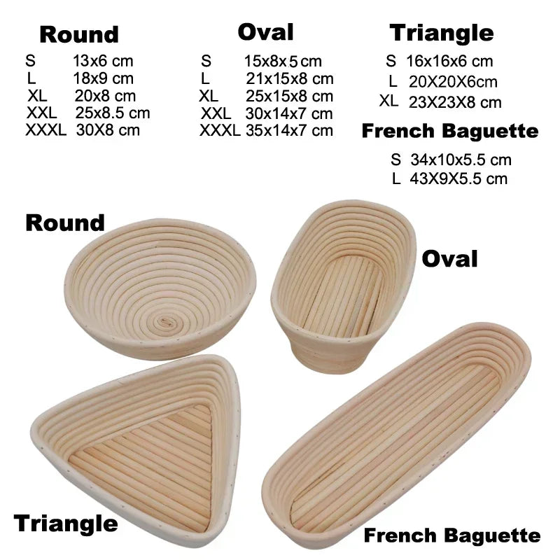 Rattan Bread Proofing Banneton