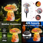 Mosaic Mushroom Garden Lights/ Table Lamp