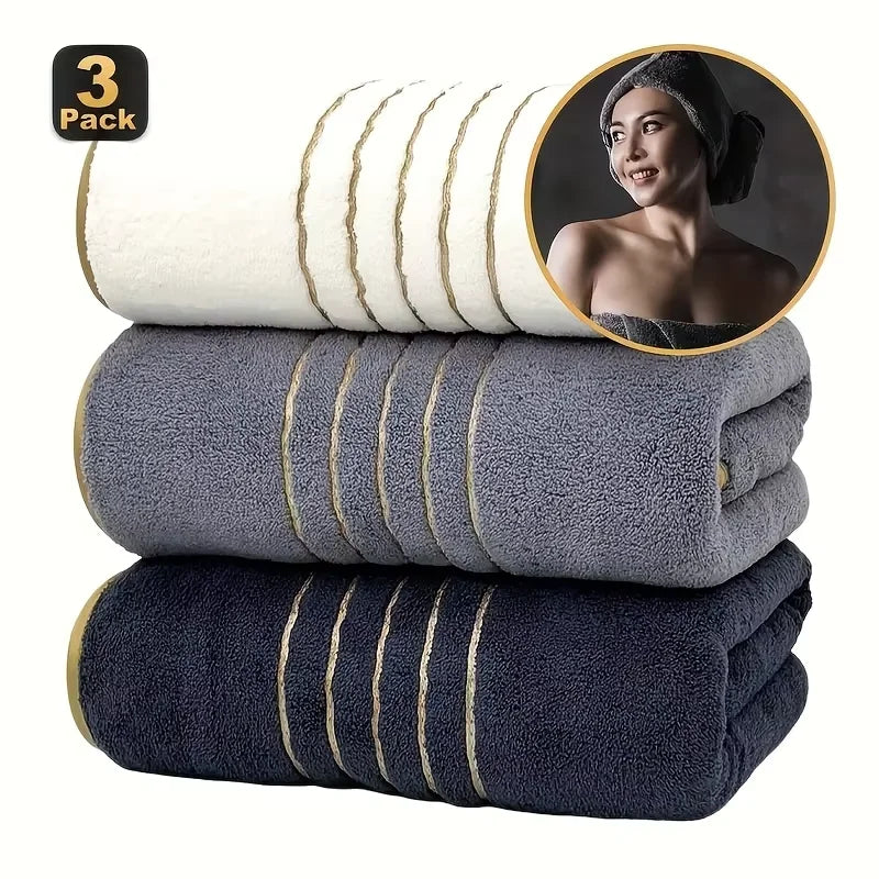 3pcs Ultra-Soft Bath Towel Set