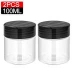 10/1PCS Clear Spice Plastic Seasoning Jars