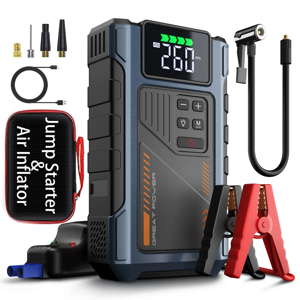 Portable Car Jump Starter/ Air Compressor