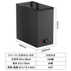 Towel heating cabinet