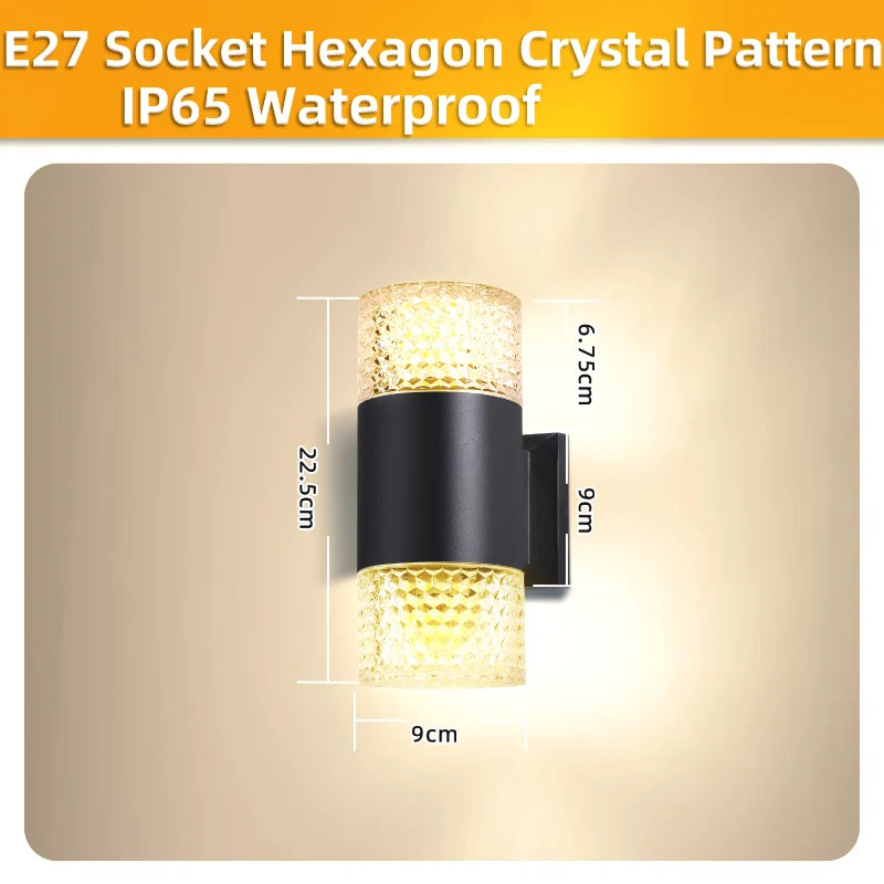Modern Outdoor Decor Wall Light