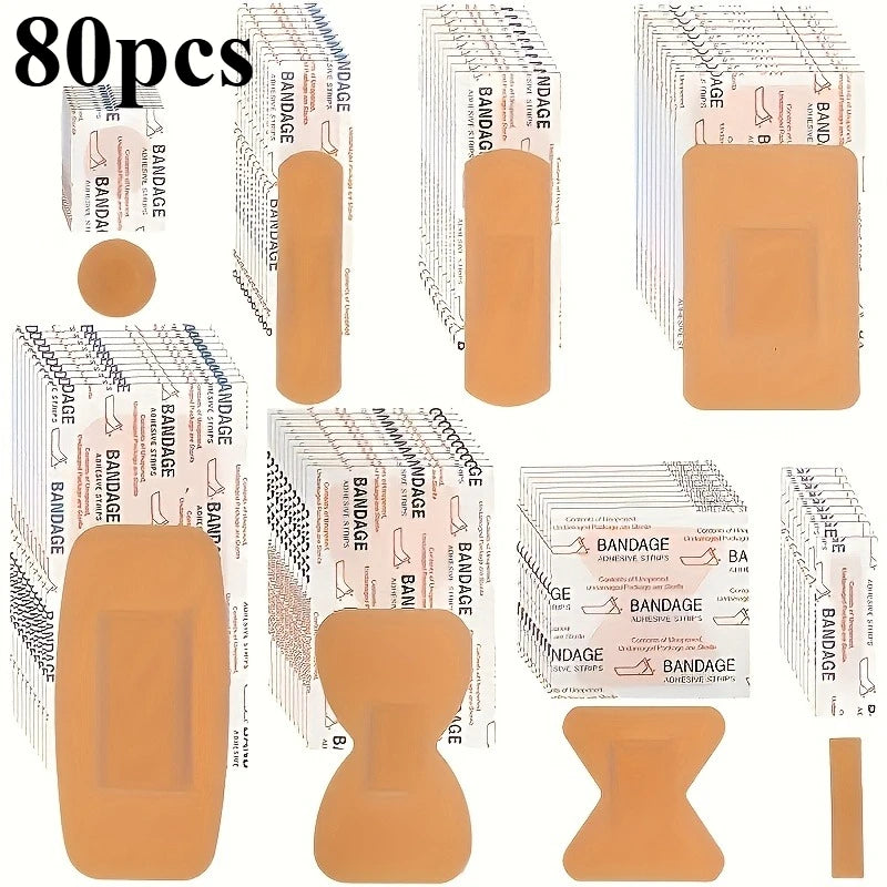 40pcs Waterproof / Breathable Bandages Multi-Size