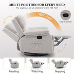 Recliner Chair, 360 Swivel Rocker