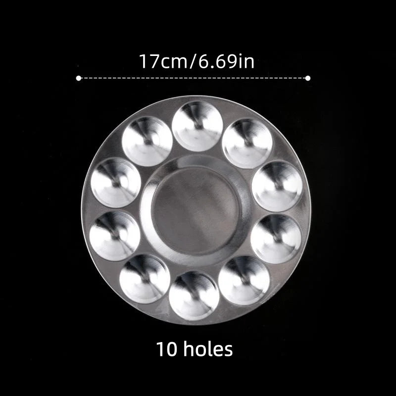 1pc/10pc Aluminum painting palette
