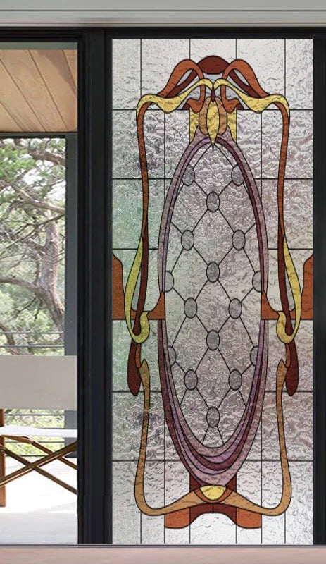 Frosted Stained Glass Window Film