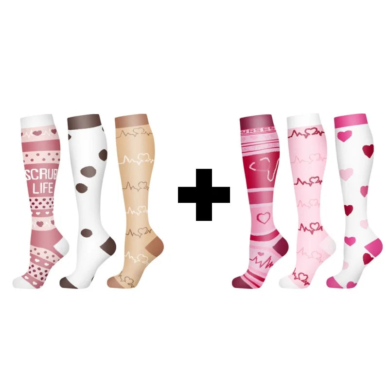 3/6Pairs Compression Socks