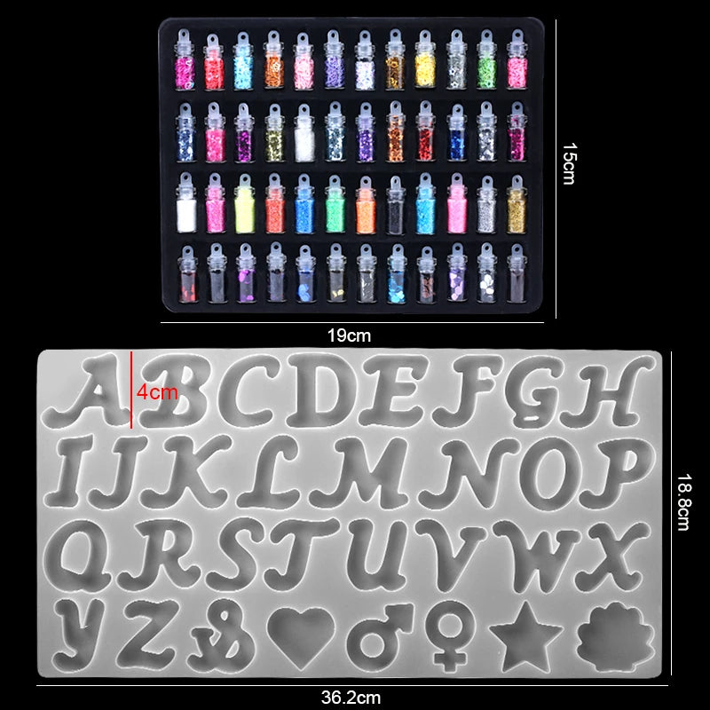 16 Epoxy Casting Molds Set