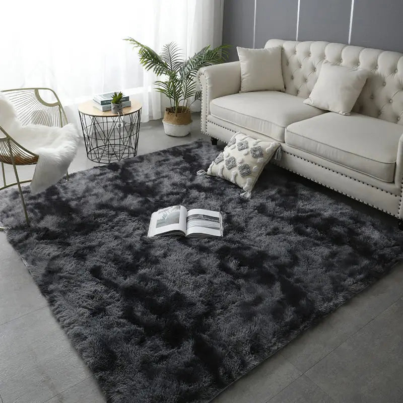 Tie-dye Plush Carpet