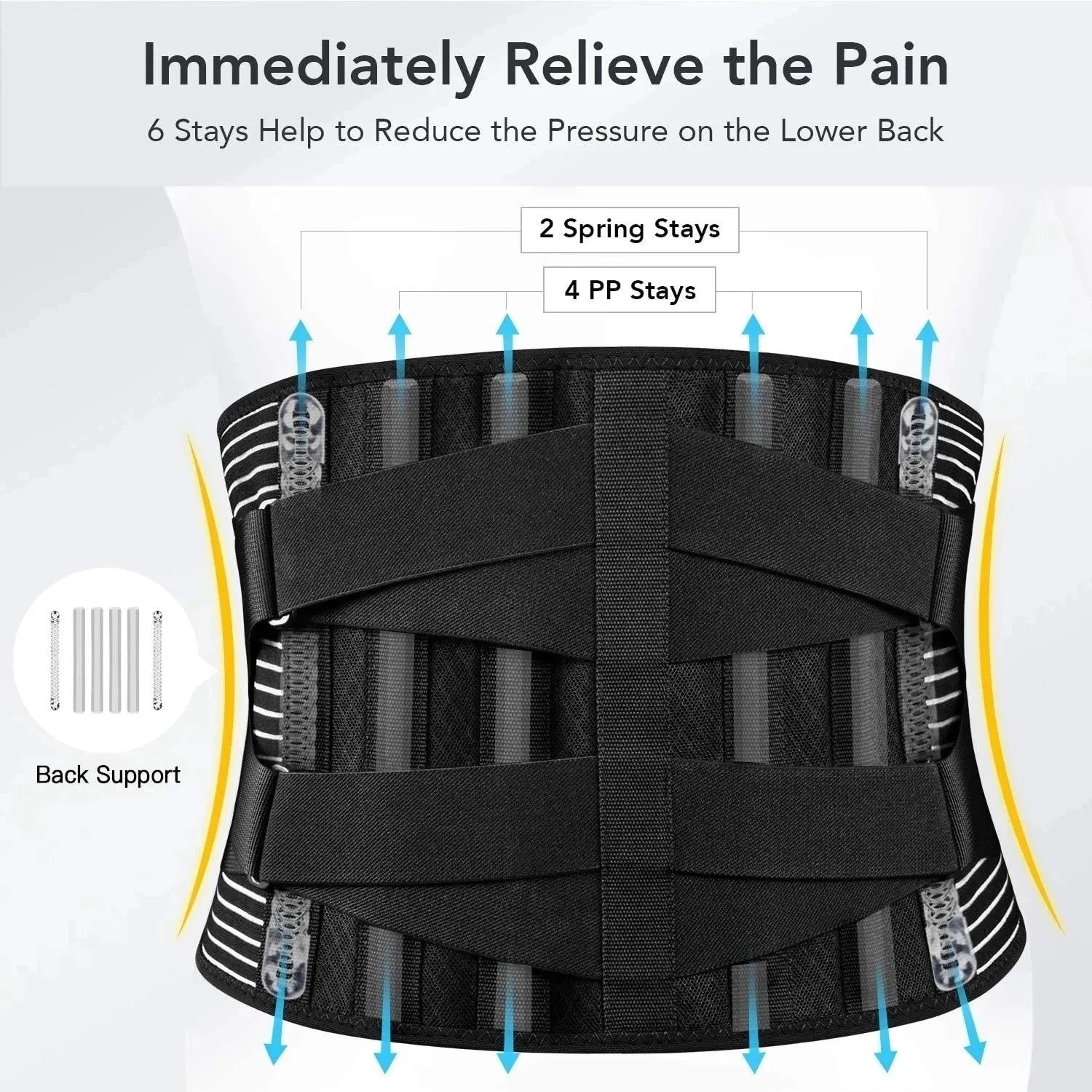 Adjustable Lumbar Support Orthopedic Belt
